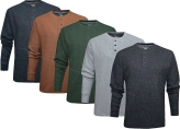 Mens Henley Grandad Neck Knit T Shirt Supplier Bangladesh