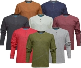 Mens Henley Waffle Knit T Shirt Supplier Bangladesh