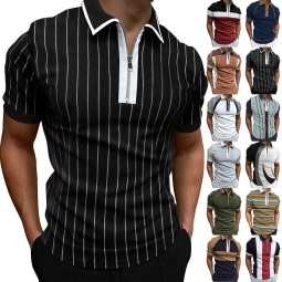 Men Zipper Polo Shirts From Bangladesh Knitwear Factory